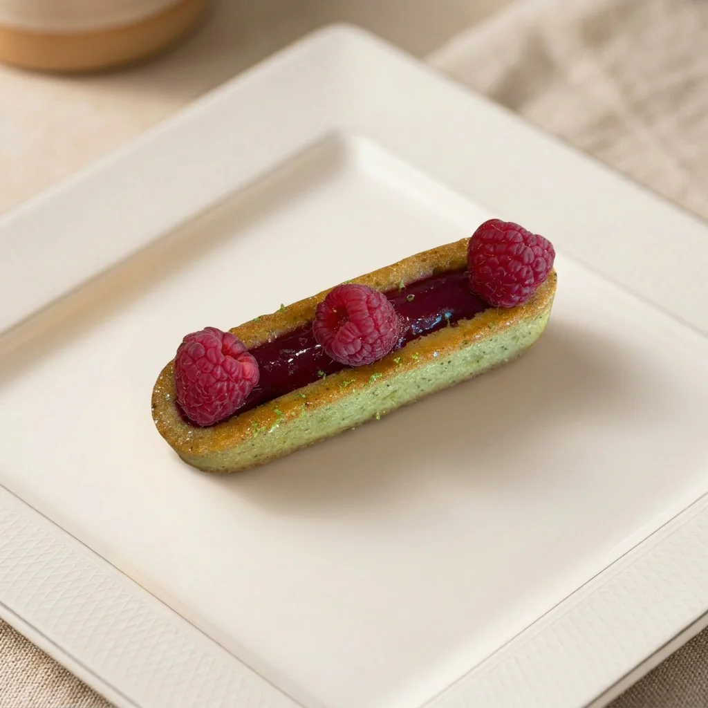 Financier Matcha Framboise