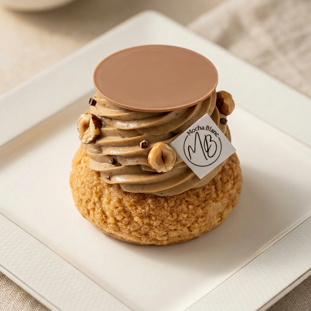 Pâtisserie Paris-Brest de Mocha Blanc à Pont-l'Abbé, gourmandise pour la Fête des Brodeuses